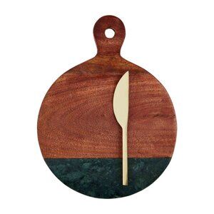 Mud Pie Marble and Wood Set/NWT